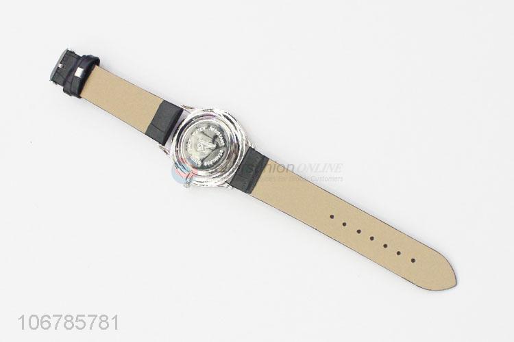 Simple Style PU Watchband Watch Fashion Couple Watch