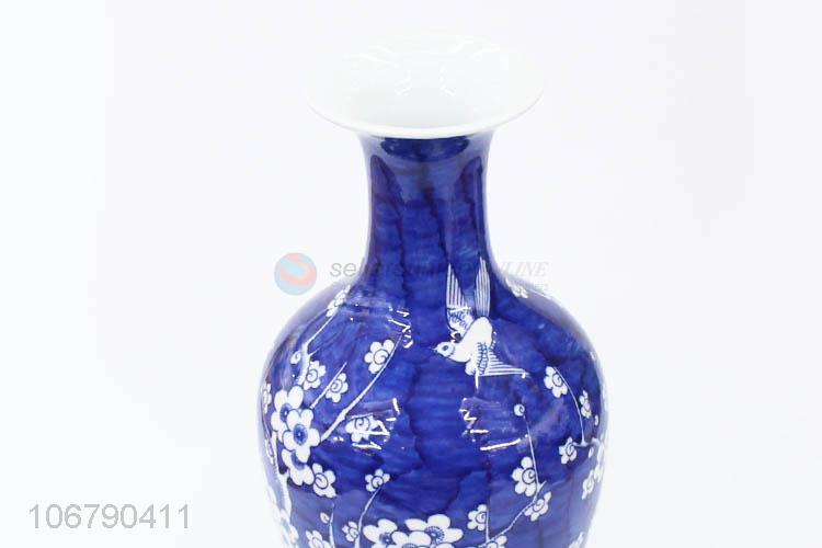 Popular Home Decoration Crafts Blue And White Porcelain Vase