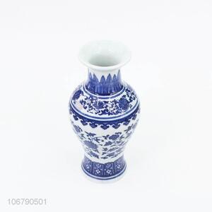 Latest Chinese Style Blue And White Porcelain Vase Decorative Crafts