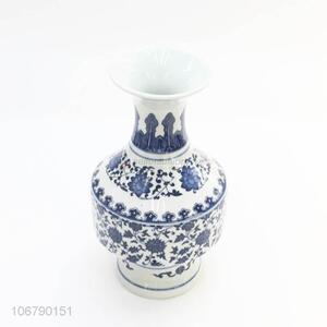 Hot Selling Blue And White Porcelain Vase Fashion Crafts