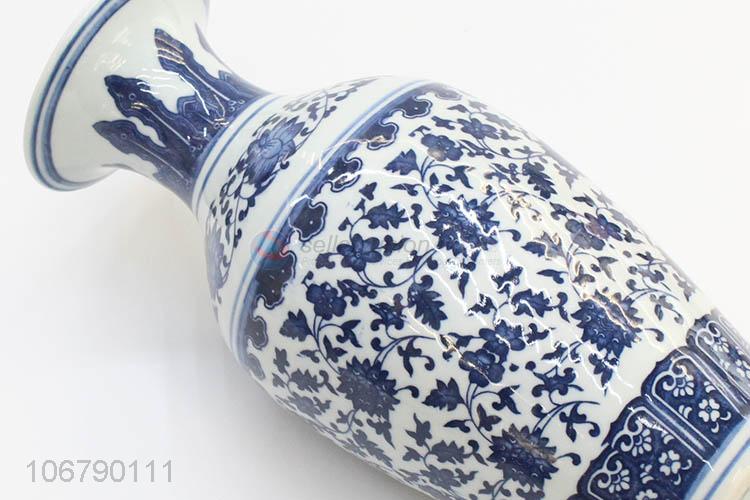 Classic Style Chinese Print Vase Fashion Ceramic Crafts