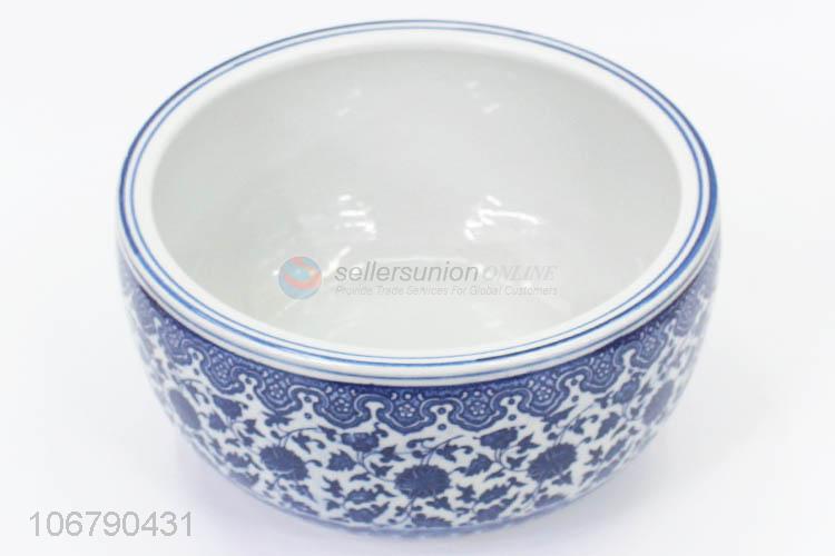 Fashion Household Decoration Blue And White Porcelain Flower Cylinder Set