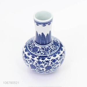 Good Quality Chinese Style Ceramic Vase Blue And White Porcelain Vase