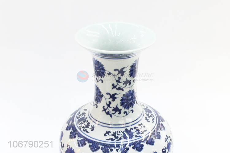 Fashion Decorative Ceramic Crafts Chinese Style Porcelain Vase