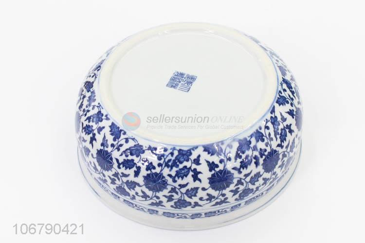 Hot Selling Blue And White Porcelain Flower Cylinder Set