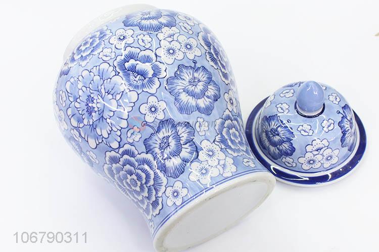 Fashion Style Blue And White Porcelain Crafts Ceramic Decoration