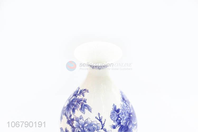 Best Selling Blue And White Porcelain Printing Vase