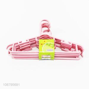 Good market 10pcs children plastic clothes hangers