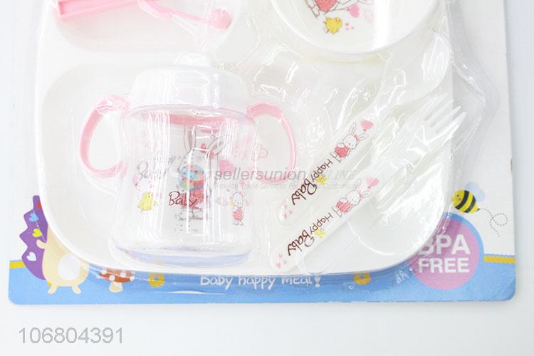 New products bpa free 4-in-1 baby feeding set with tray