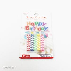 Wholesale 21 Pieces Birthday Candle Party Candle