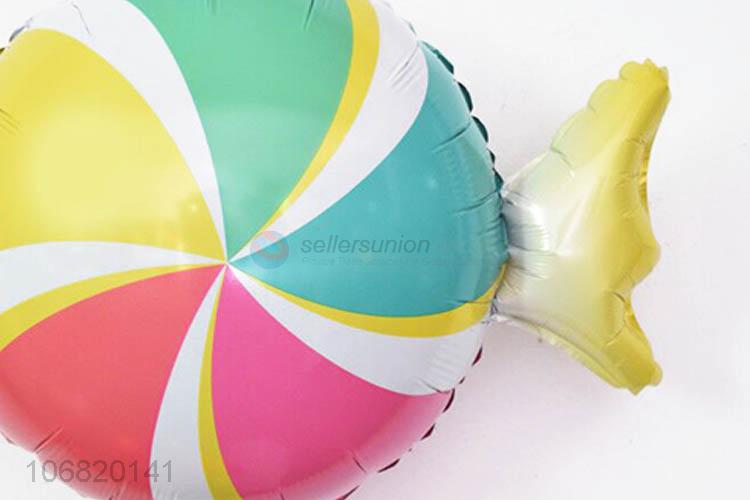 Good Quality Colorful Candy Shape Decorative Foil Balloon