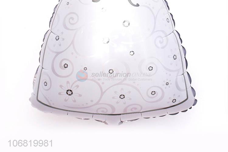 Best Quality Beautiful Wedding Dress Shape Foil Balloon