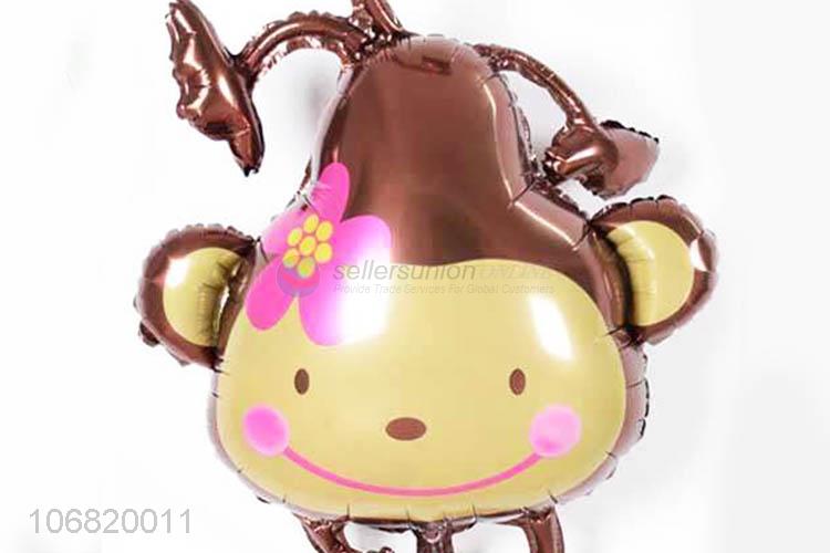 Cute Design Monkey Shape Foil Balloon Cheap Balloon