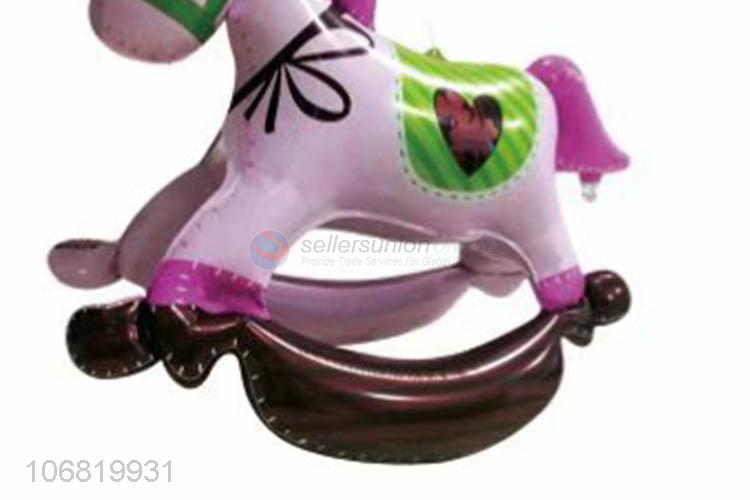 Hot Sale Colorful Cockhorse Shape Decorative Foil Balloon