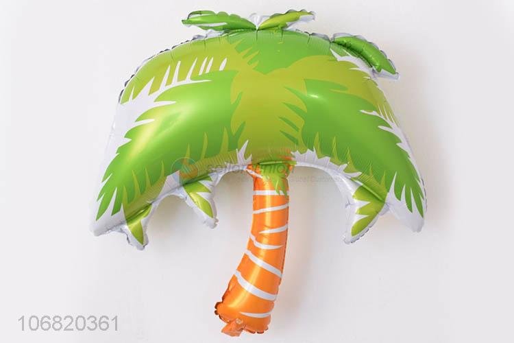 Fashion Design Coconut Tree Shape Foil Balloons