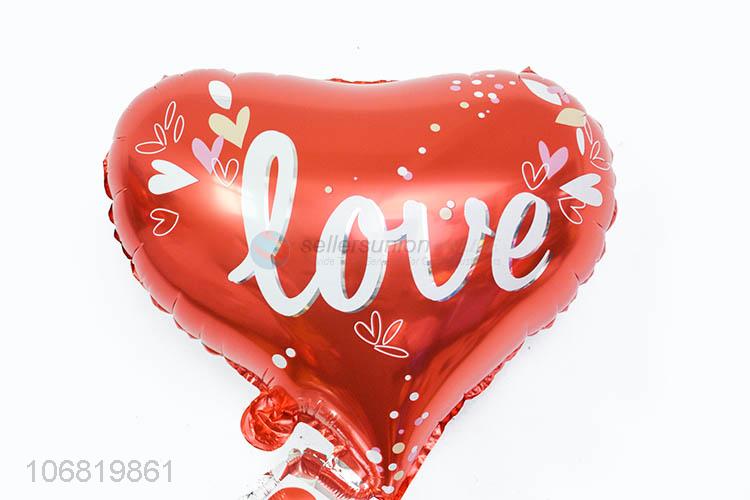 Good Quality Cheers For Love Heart Shape Foil Balloon