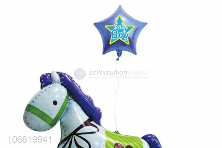 Best Quality Large Cockhorse Shape Foil Balloon For Decoration