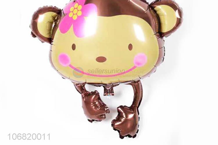 Cute Design Monkey Shape Foil Balloon Cheap Balloon