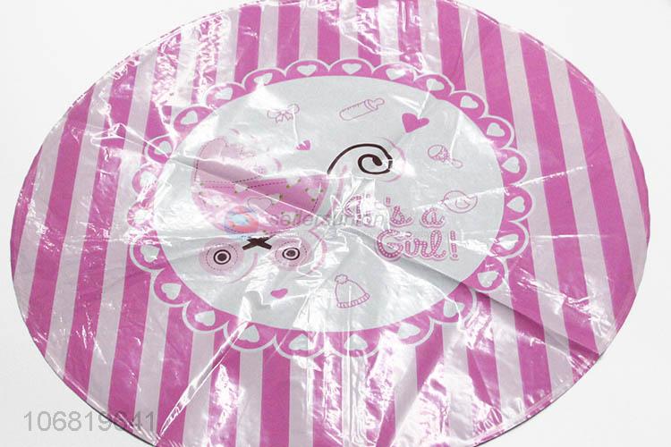 Fashion Printing Party Decorative Round Foil Balloons