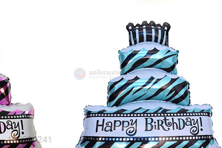 Popular Three Layer Cake Foil Balloon Best Party Decoration