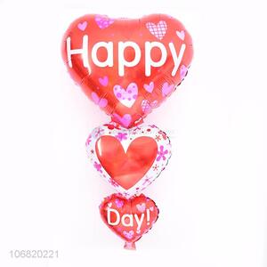 Best Selling Heart Shape Colorful Foil Balloon