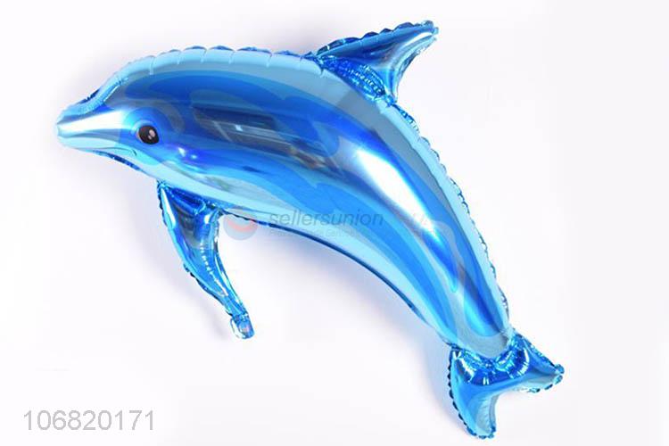 Wholesale Simulation Dolphin Foil Balloon Decorative Balloons