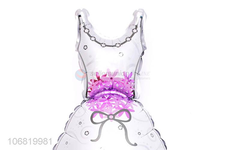 Best Quality Beautiful Wedding Dress Shape Foil Balloon