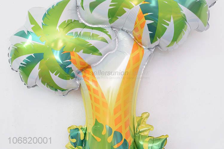 Hot Sale Tropical Palm Tree Shape Foil Balloon For Decoration