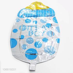 Creative Design Feeding Bottle Shape Colorful Foil Balloons