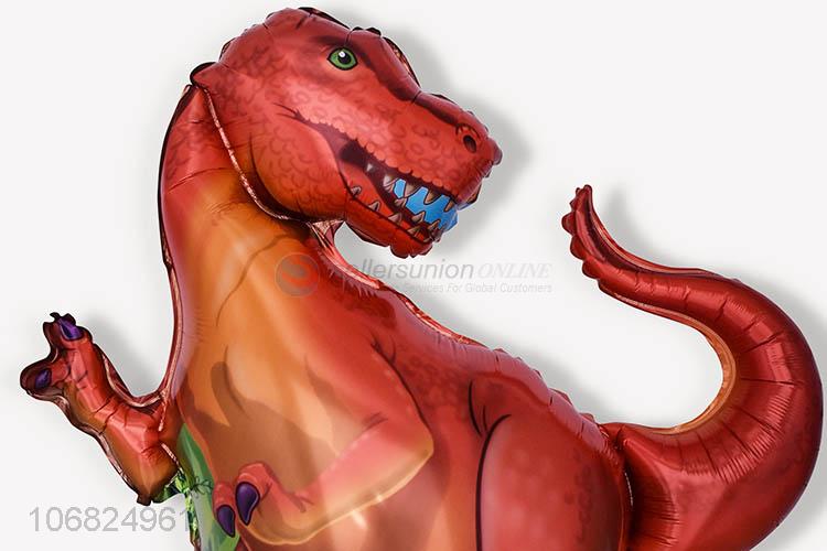 Wholesale Kids Popular Red Dinosaur Cartoon Foil Balloons