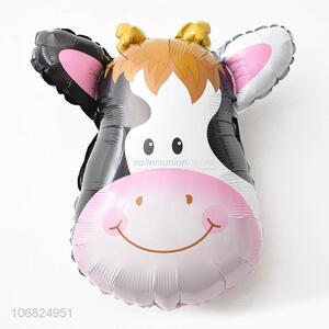 New Design Cow Head Foil Balloon Cartoon Balloons