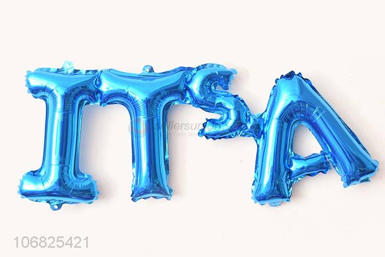 Fashion Colorful Letters Foil Balloon Best Party Decoration