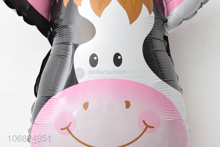 New Design Cow Head Foil Balloon Cartoon Balloons