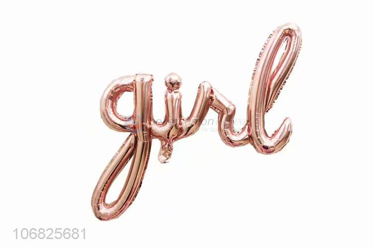 New Arrival Conjoined Letters Decorative Foil Balloon