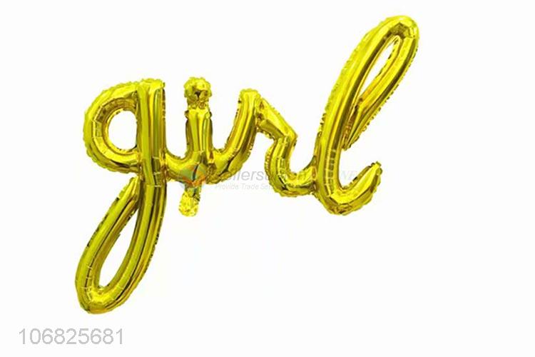 New Arrival Conjoined Letters Decorative Foil Balloon