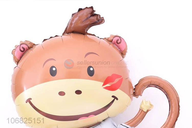 Hot Sale Cartoon Monkey Shape Foil Balloon