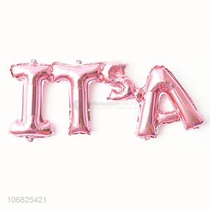 Fashion Colorful Letters Foil Balloon Best Party Decoration