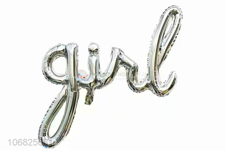 New Arrival Conjoined Letters Decorative Foil Balloon