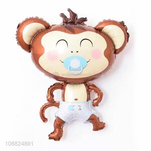 Cartoon Pacifier Monkey Shape Foil Balloon Best Animal Balloons