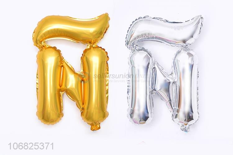 Best Quality Colorful Spanish Alphabet Foil Balloon