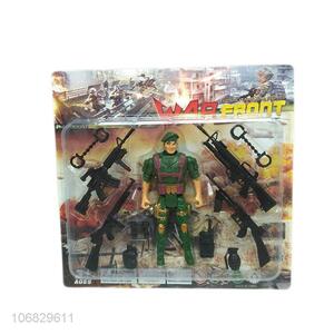 Wholesale cheap military toys play set soldier force toys