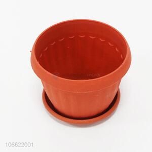 Factory Wholesale Plastic Flowerpot With Base