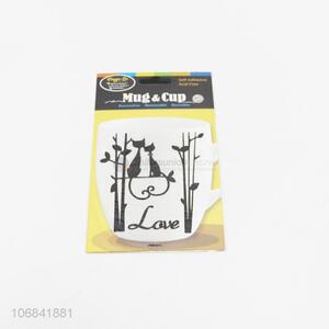 Custom Cute Cartoon Adhesive Waterproof PVC Sticker for Mug