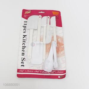 Wholesale kitchenware plastic cream scraper and spoon set