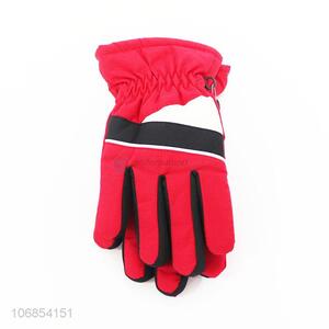 New Style Colorful Skiing Gloves For Children