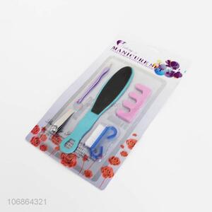 Wholesale popular nail care manicure set pedicure set