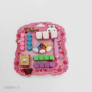 Premium quality kids DIY drawing toys plastic stamper set