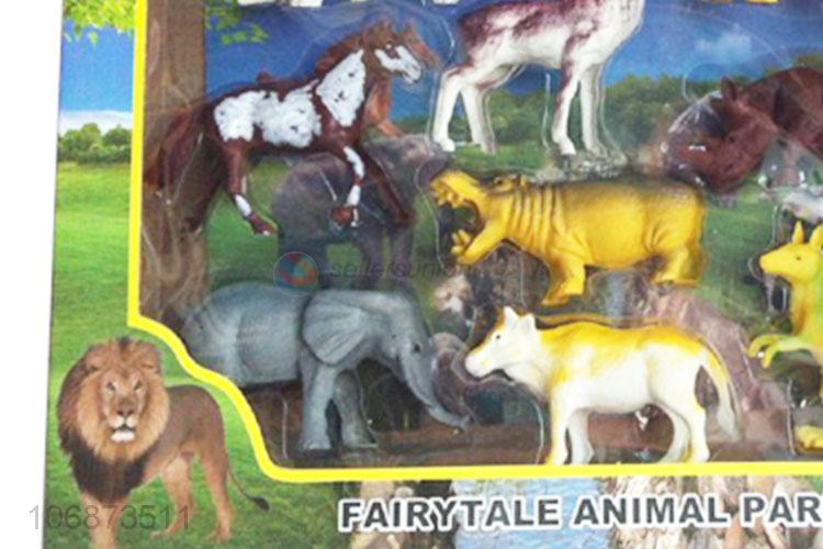 Unique Design Wild Animal Model Plastic Toy Set