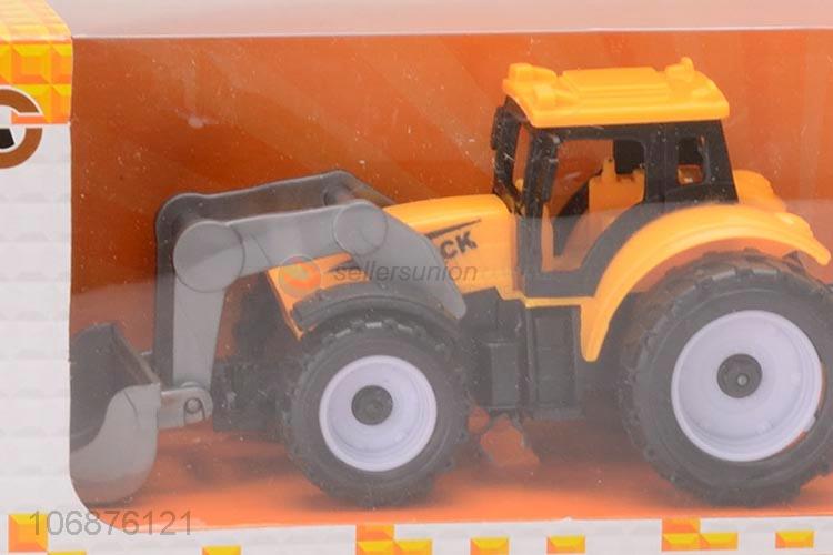 New Plastic Engineering Truck Kids Models Cartoon Pull Back Car Toys