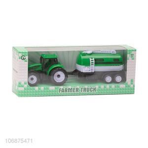 New Design Pull Back Farm Truck Toys Plastic Toys For Kids